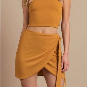 NWT oh my love wrap skirt